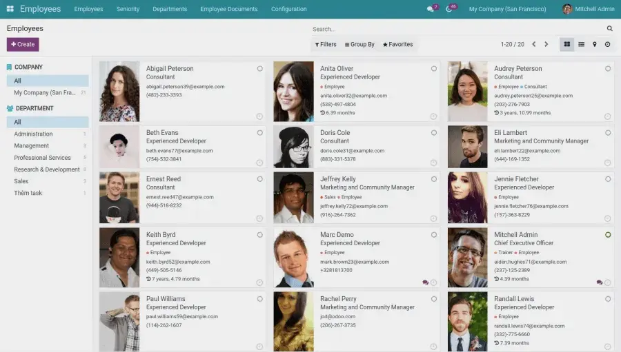 Digitizing personnel information - CBMS E-Office