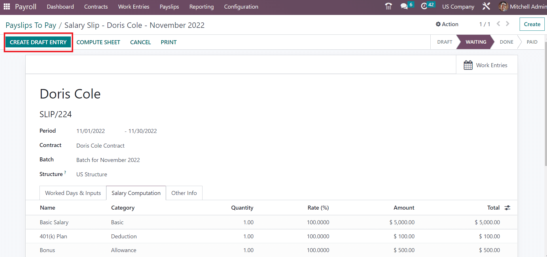 how-to-define-401k-plan-within-an-employee-salary-slip-in-odoo-16-19