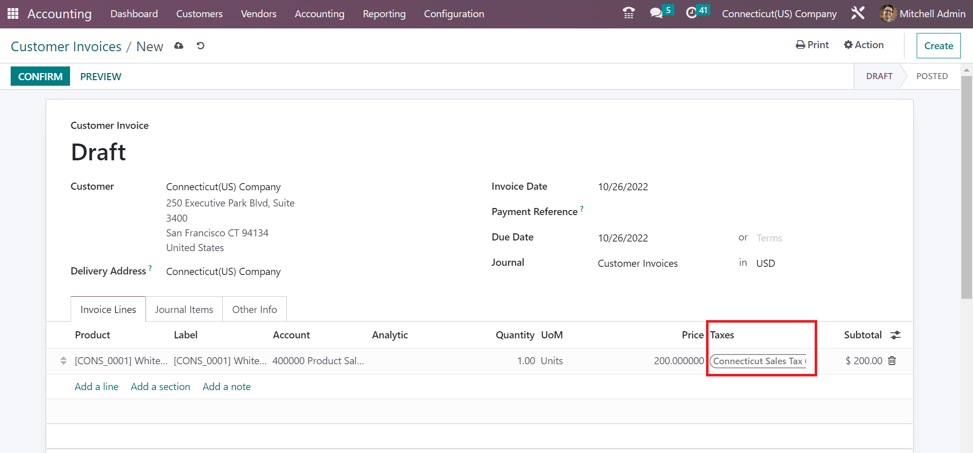 how-to-define-connecticut-us-sales-tax-in-odoo-16-accounting-cybrosys