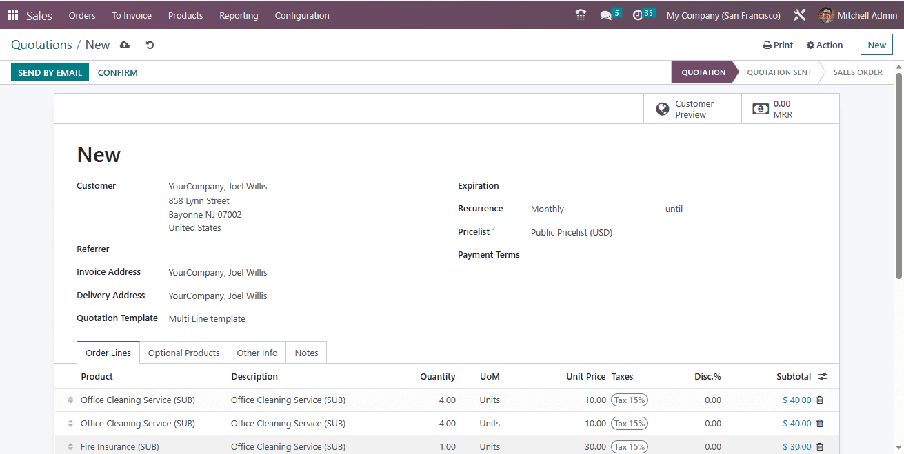 How to Design Your Quotation Templates Using Building Blocks in Odoo 16-cybrosys