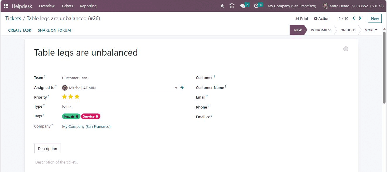 How to Enable Ticket Assignments in Odoo 16 Helpdesk App-cybrosys