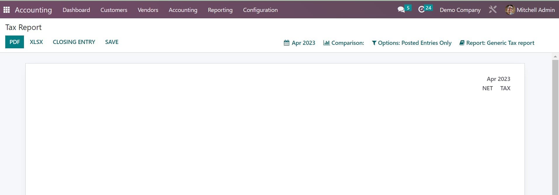 How to Generate Reports in the Odoo 16 Accounting App-cybrosys