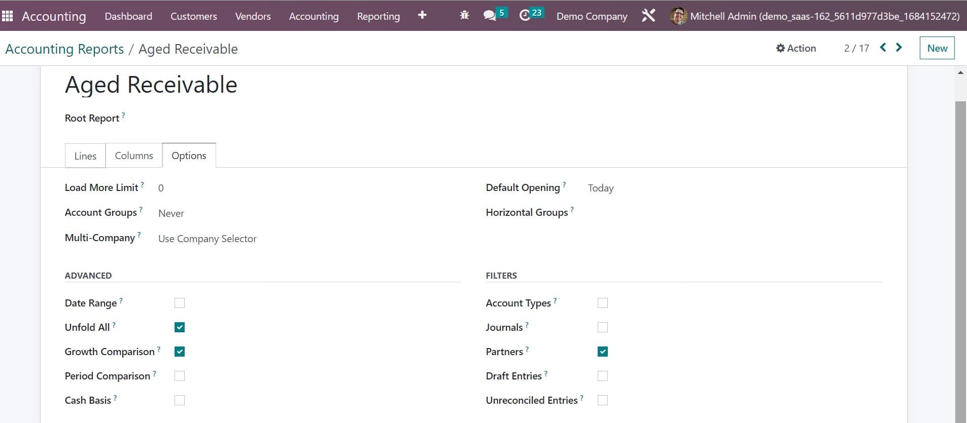 How to Generate Reports in the Odoo 16 Accounting App-cybrosys