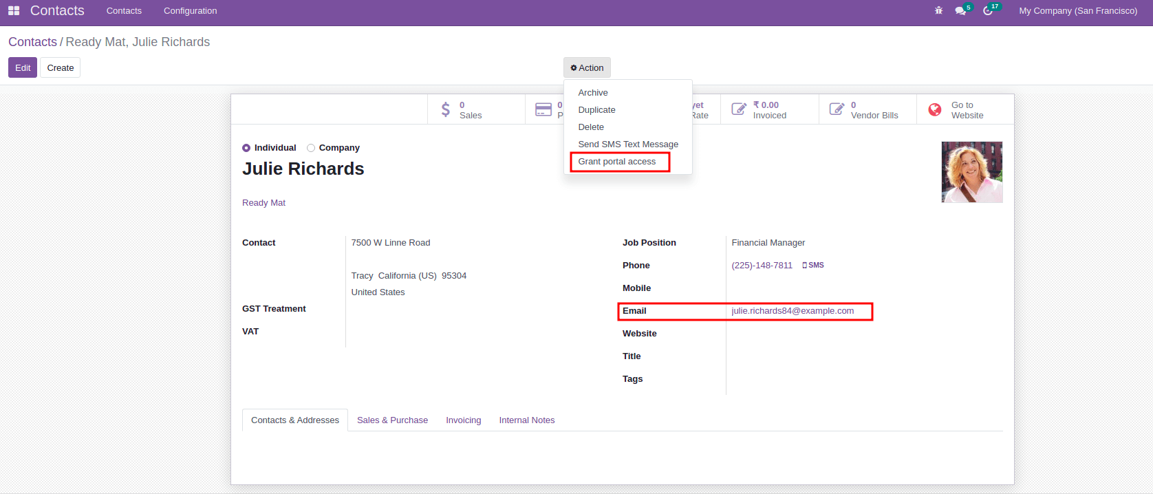 how-to-grant-portal-access-to-a-customerclient-in-odoo-15