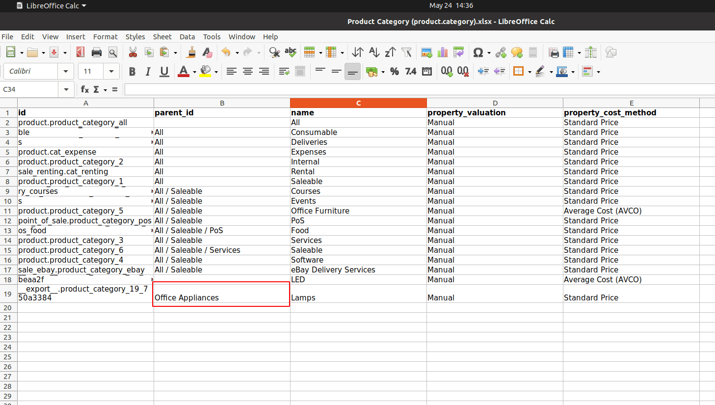 How to Import Products And Product Categories in Odoo 16-cybrosys