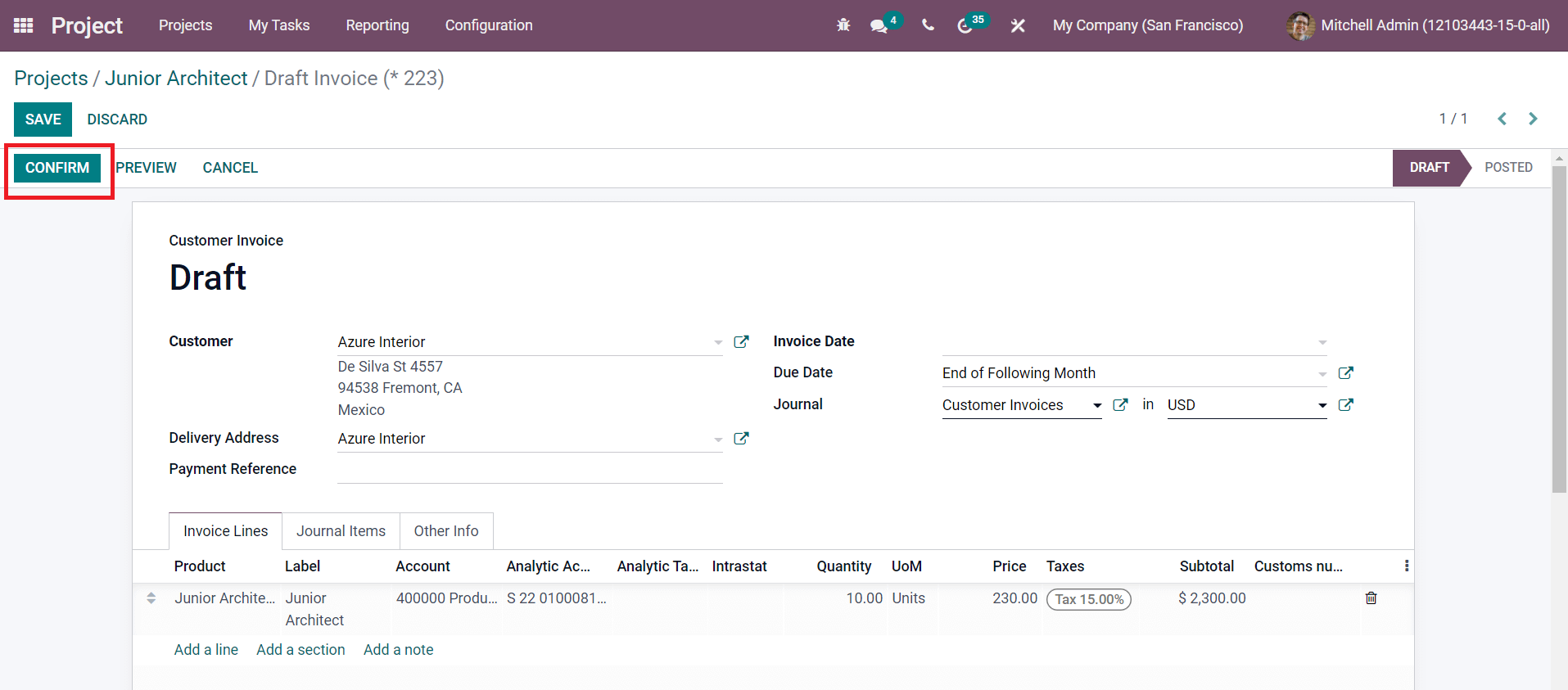 how-to-invoice-a-project-in-odoo-15