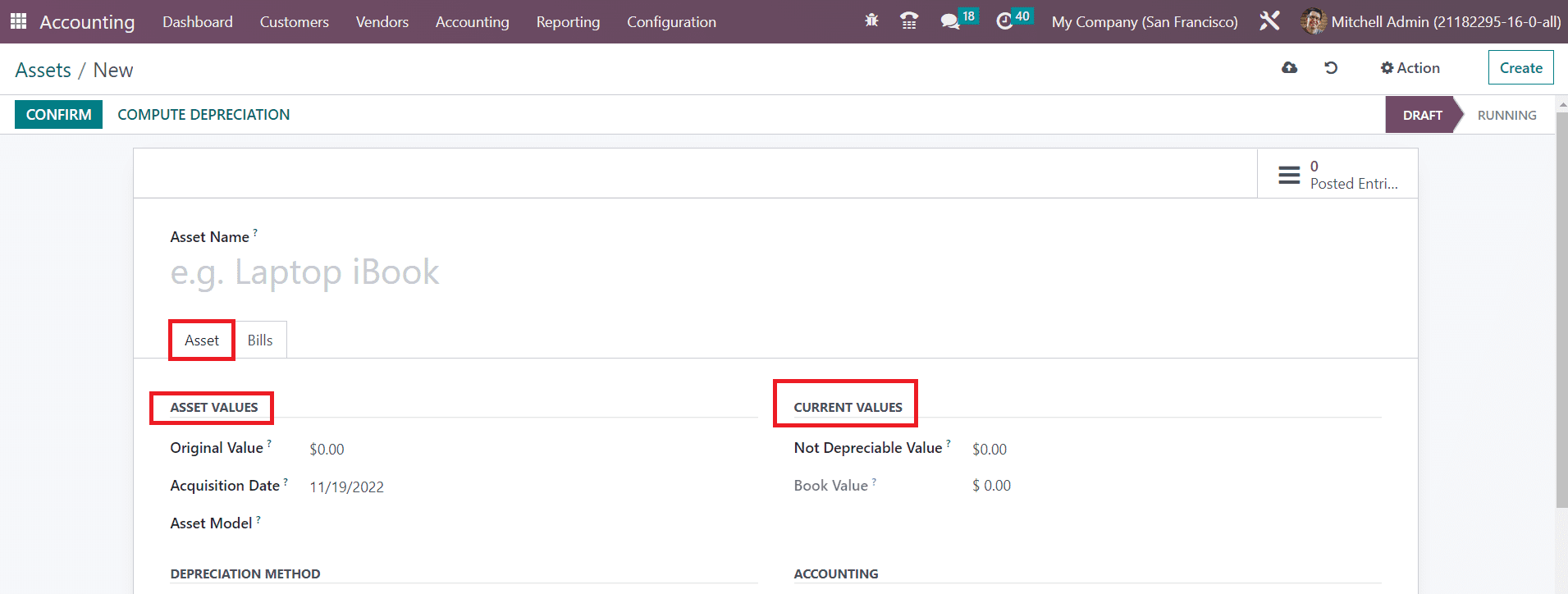 How to Manage Assets in Odoo 16 Accounting Module-cybrosys