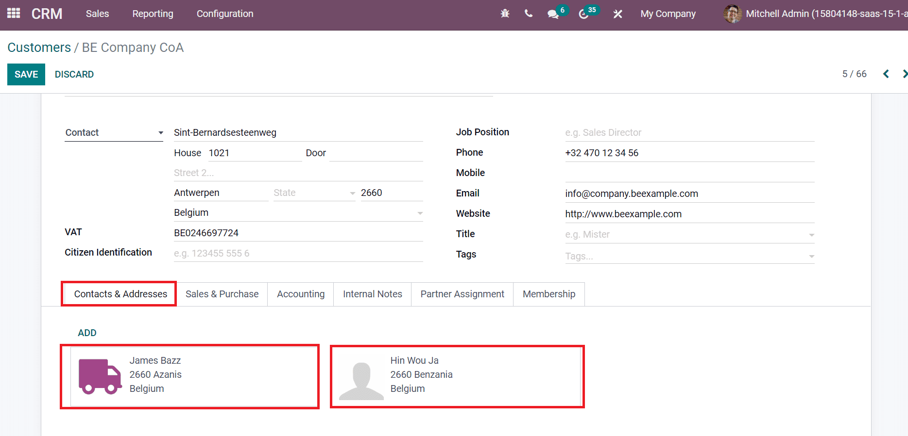 how-to-manage-different-addresses-to-a-customer-in-the-odoo-15-cybrosys