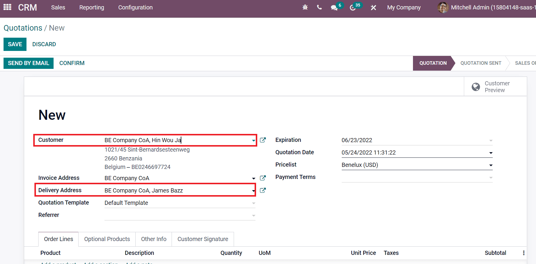 how-to-manage-different-addresses-to-a-customer-in-the-odoo-15-cybrosys