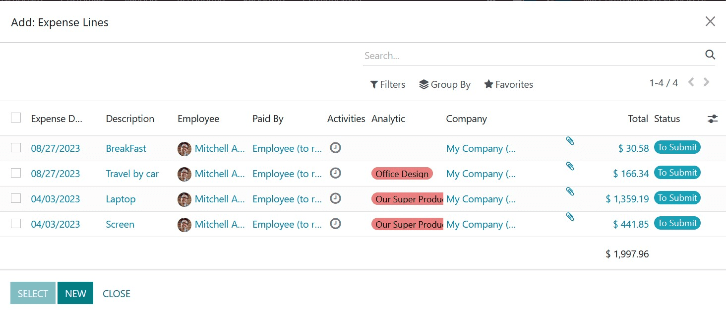 How to Manage Employee Expenses in Odoo 16 Employee App-cybrosys