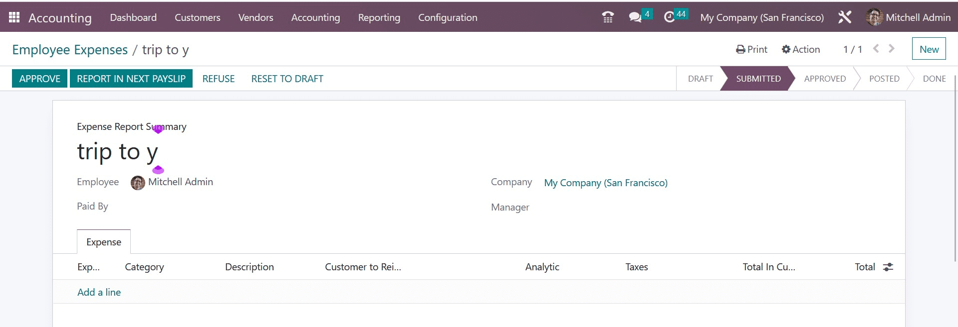 How to Manage Employee Expenses in Odoo 16 Employee App-cybrosys