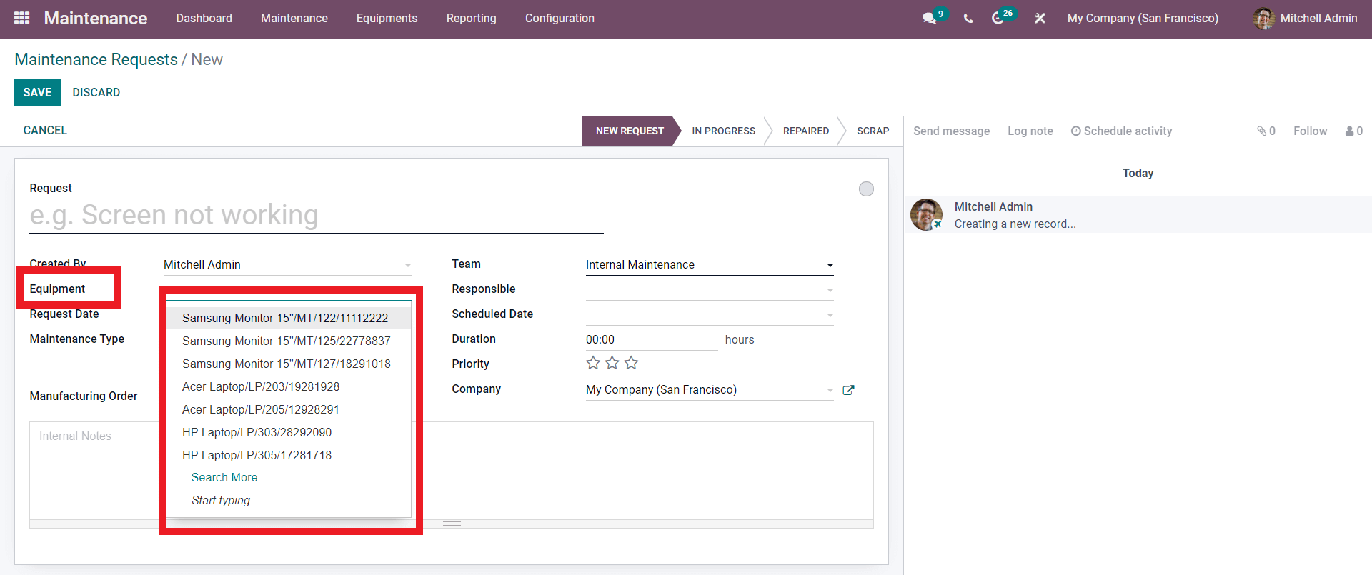 how-to-manage-equipment-with-the-odoo-15-maintenance-module