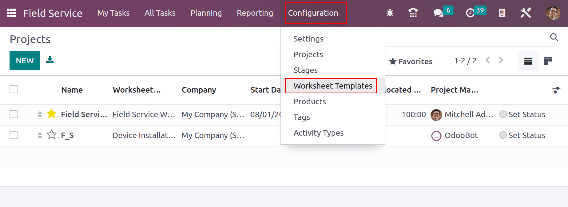 How to Manage Field Service Tasks in Odoo 16-cybrosys