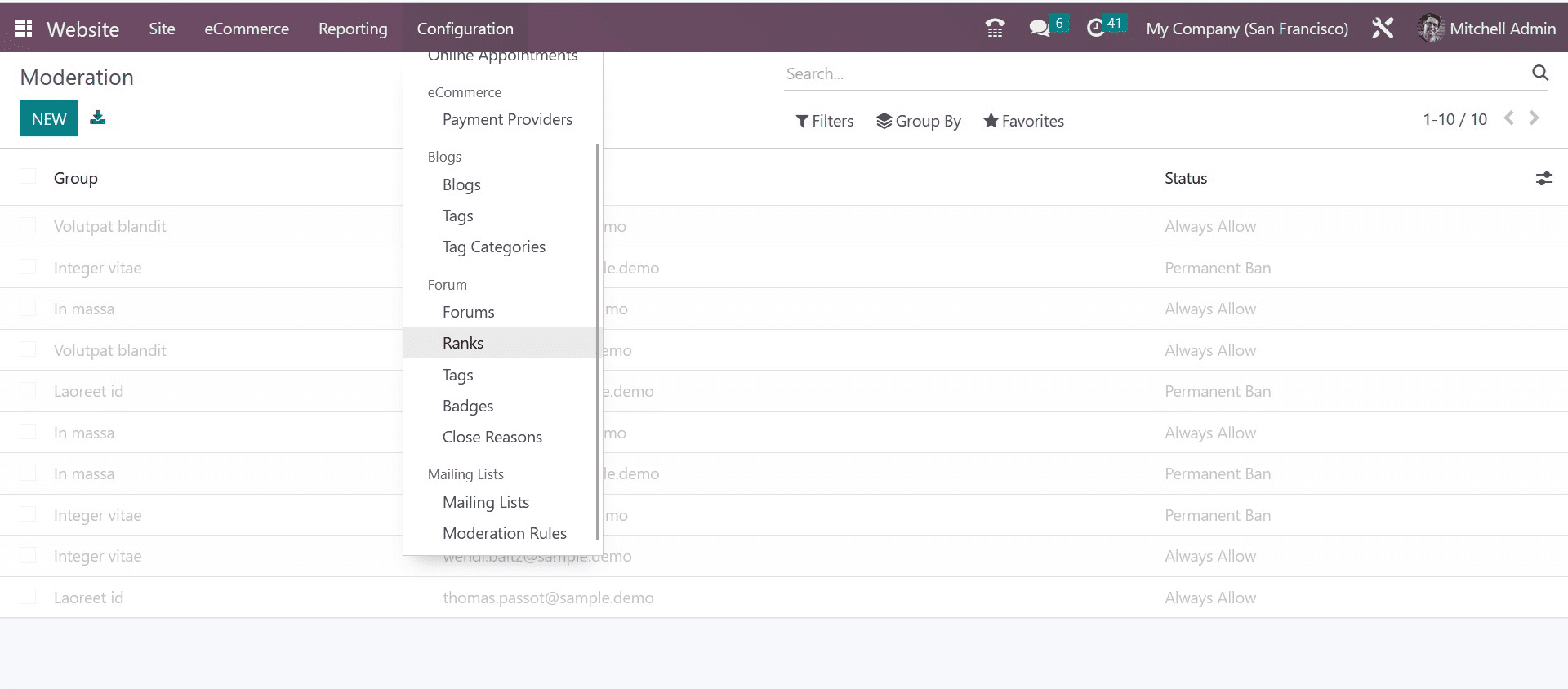 How to Manage Mailing Lists in Odoo 16 Website App-cybrosys