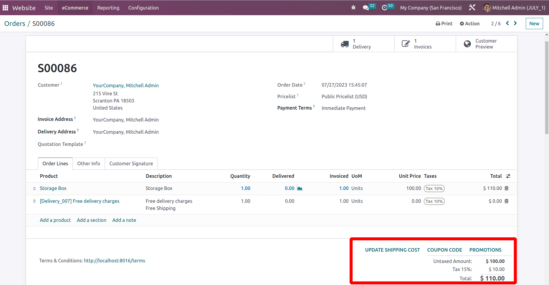 How to Manage Online Sales With Tax Included & Tax Excluded Prices in Odoo 16-cybrosys