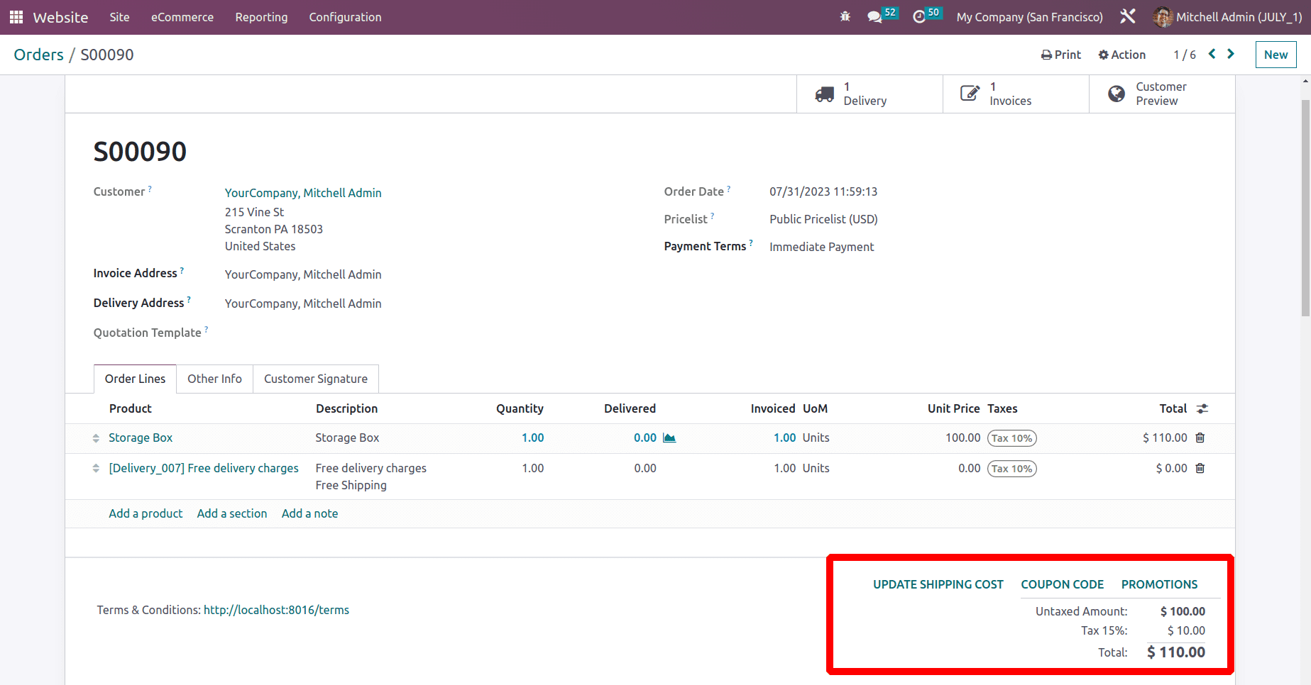 How to Manage Online Sales With Tax Included & Tax Excluded Prices in Odoo 16-cybrosys