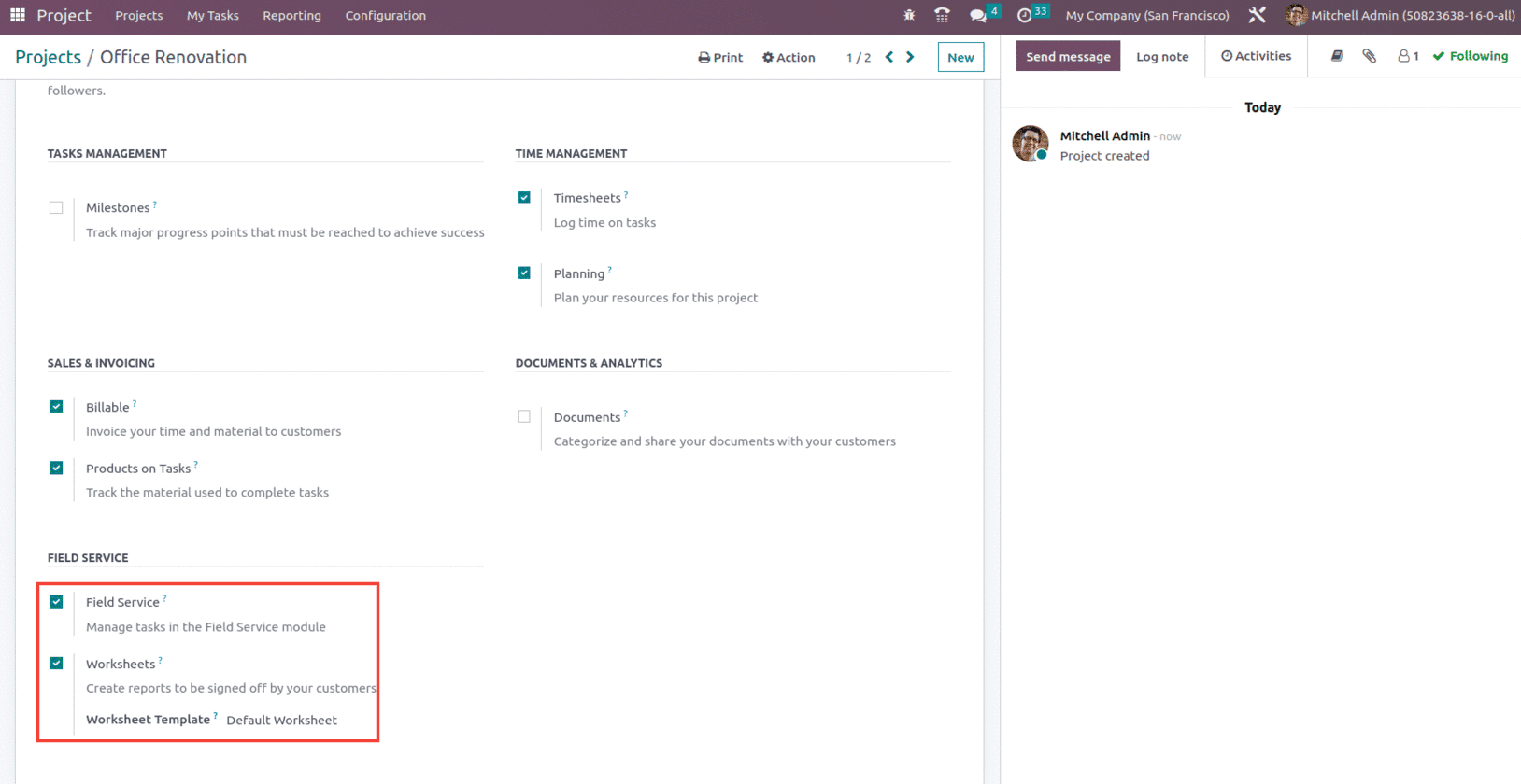 How to Manage Onsite Interventions Using Odoo 16 Project App-cybrosys