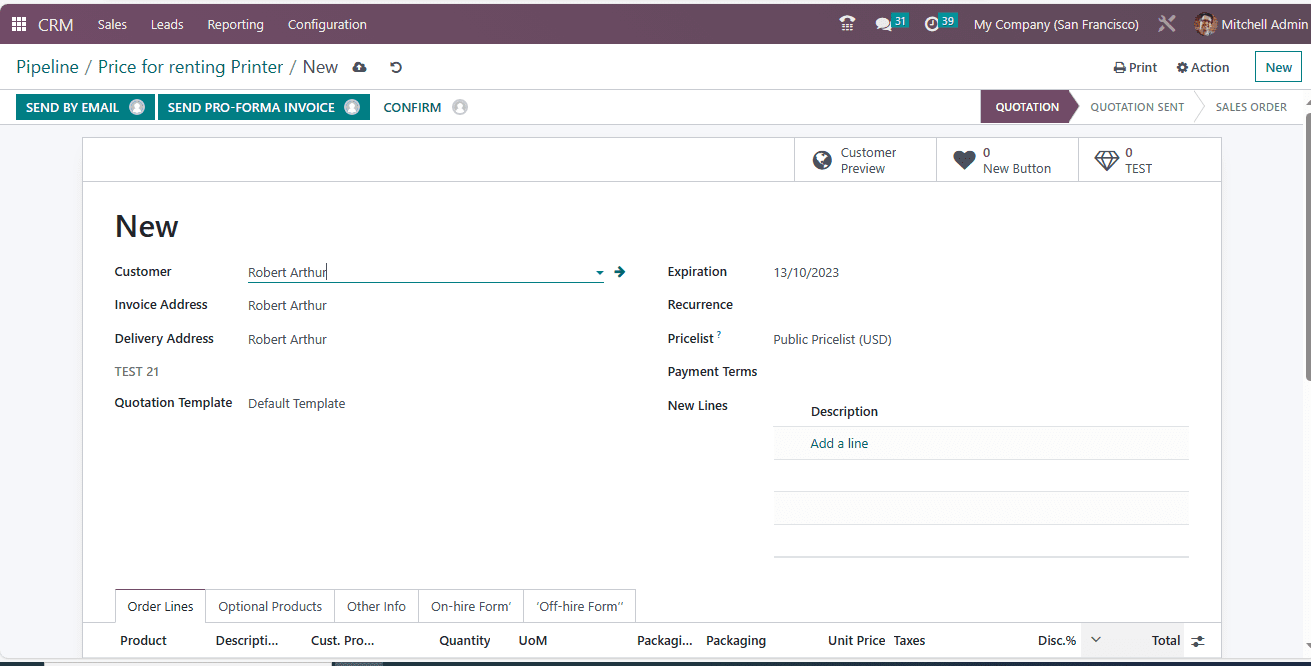 How to Manage Rental Inquiries in Odoo 16 CRM-cybrosys