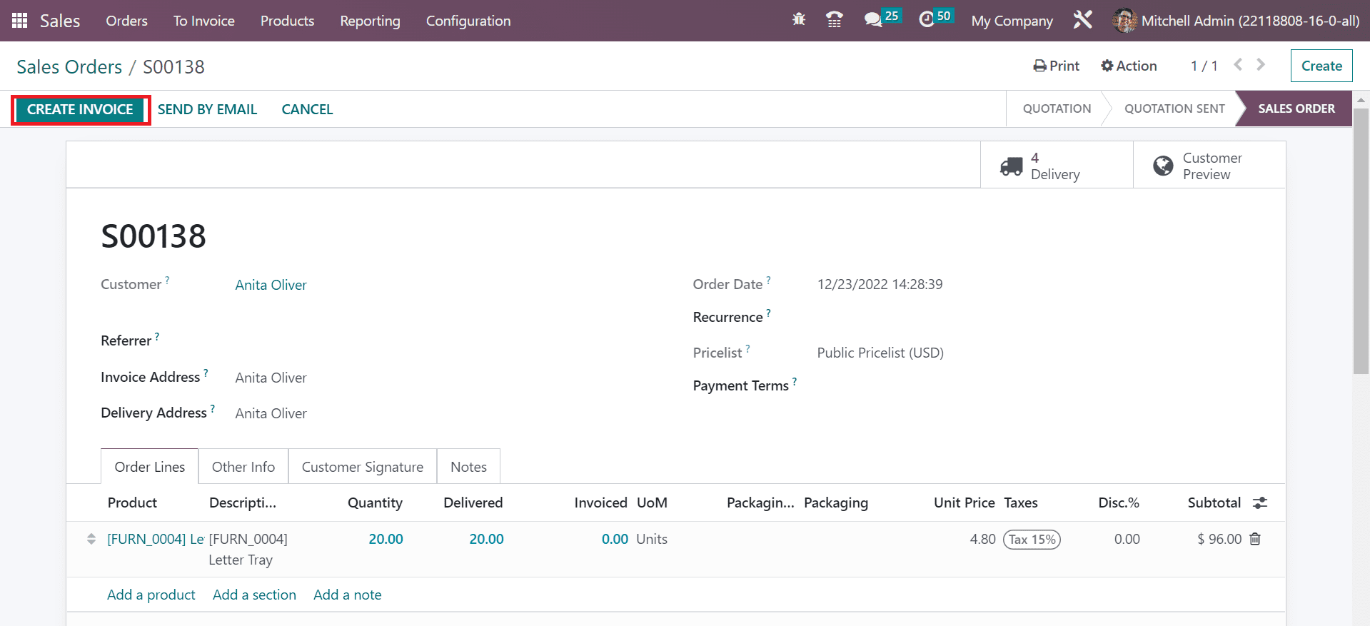 How to Manage Sales Return for an Order Using Odoo 16 Sales App