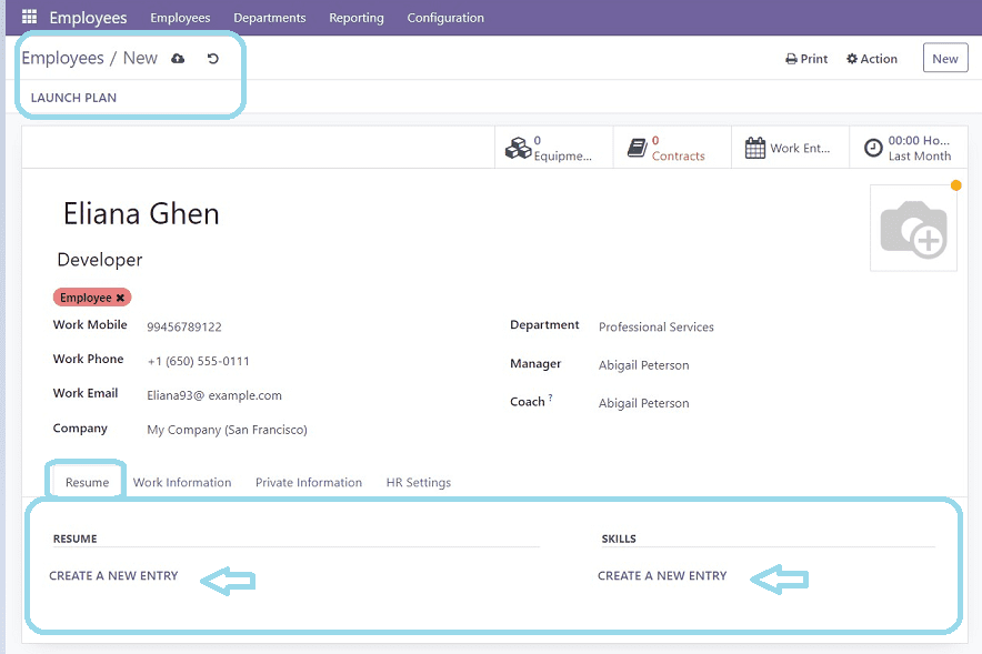 How to Manage Skills and Resumes in Odoo 16 Employees Appcybrosys