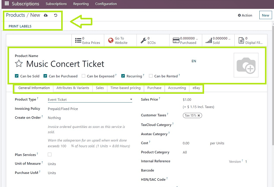 How to Manage Subscriptions Products & Subscription Plans in Odoo 16-cybrosys