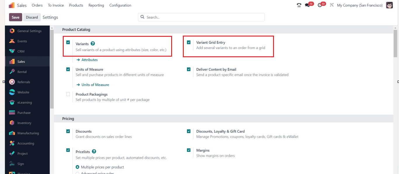 How to Manage the Product Variants Using the Odoo 17 Sales App-cybrosys