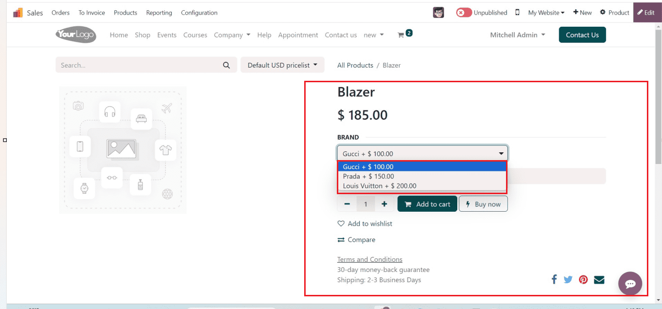 How to Manage the Product Variants Using the Odoo 17 Sales App-cybrosys