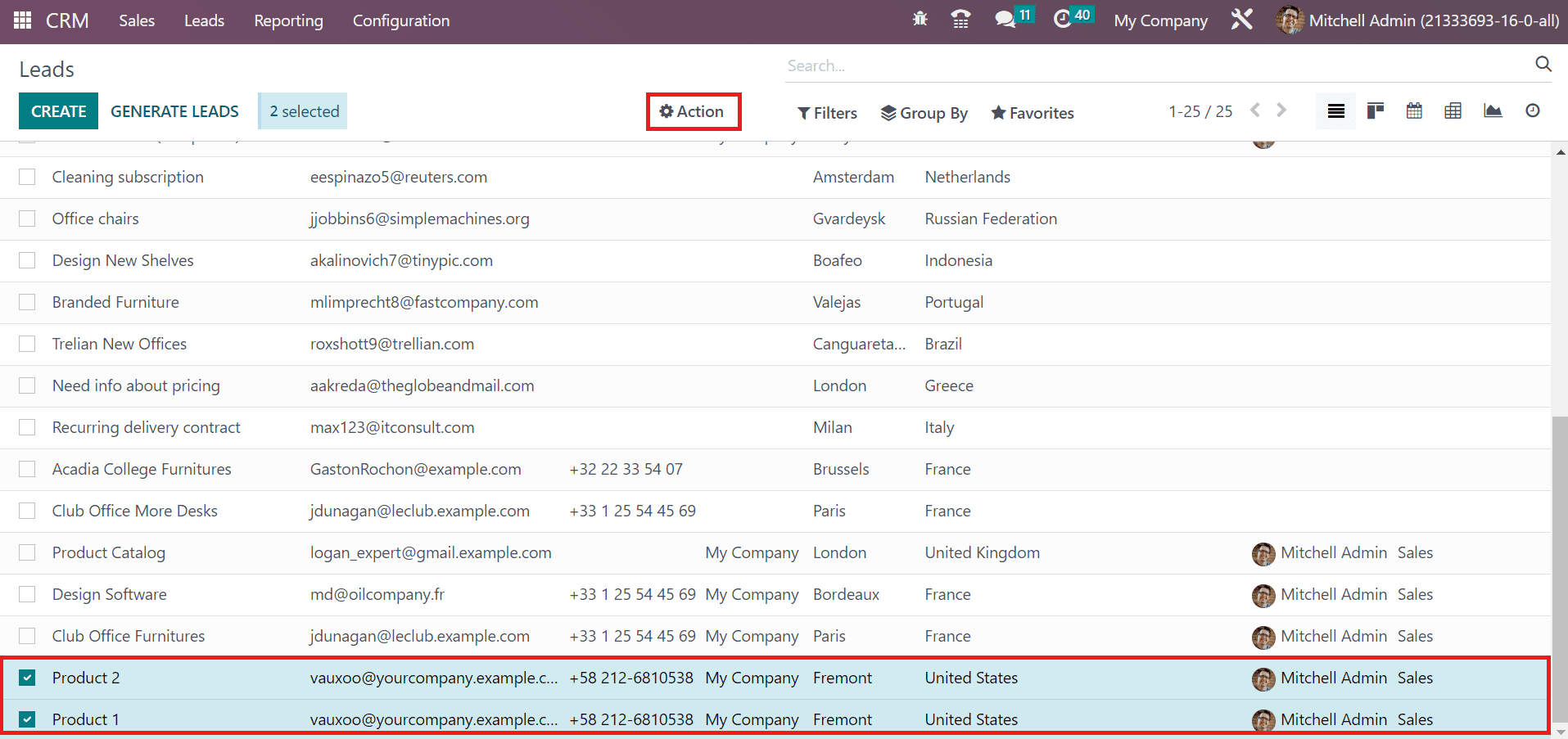 How to Merge Multiple Leads/Opportunity in Odoo 16 CRMcybrosys