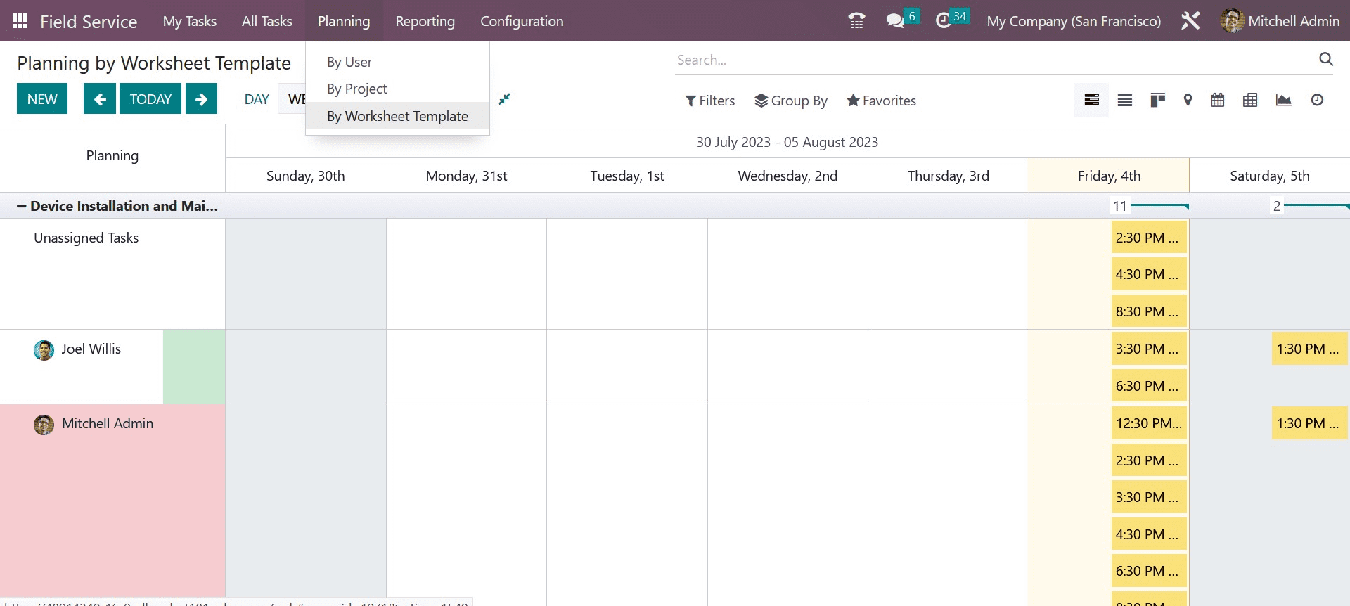 How to Plan and Access the Resources in the Odoo 16 Planning App-cybrosys