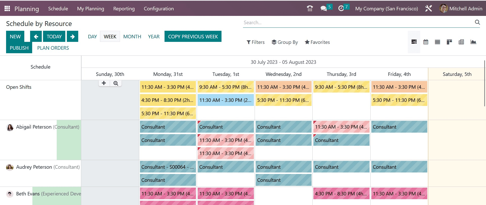 How to Plan and Access the Resources in the Odoo 16 Planning App-cybrosys