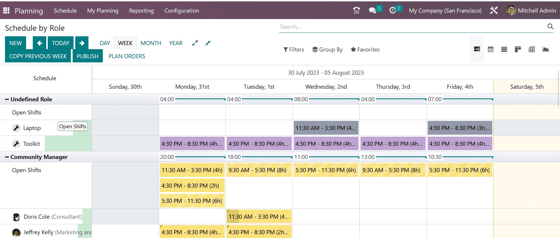 How to Plan and Access the Resources in the Odoo 16 Planning App-cybrosys