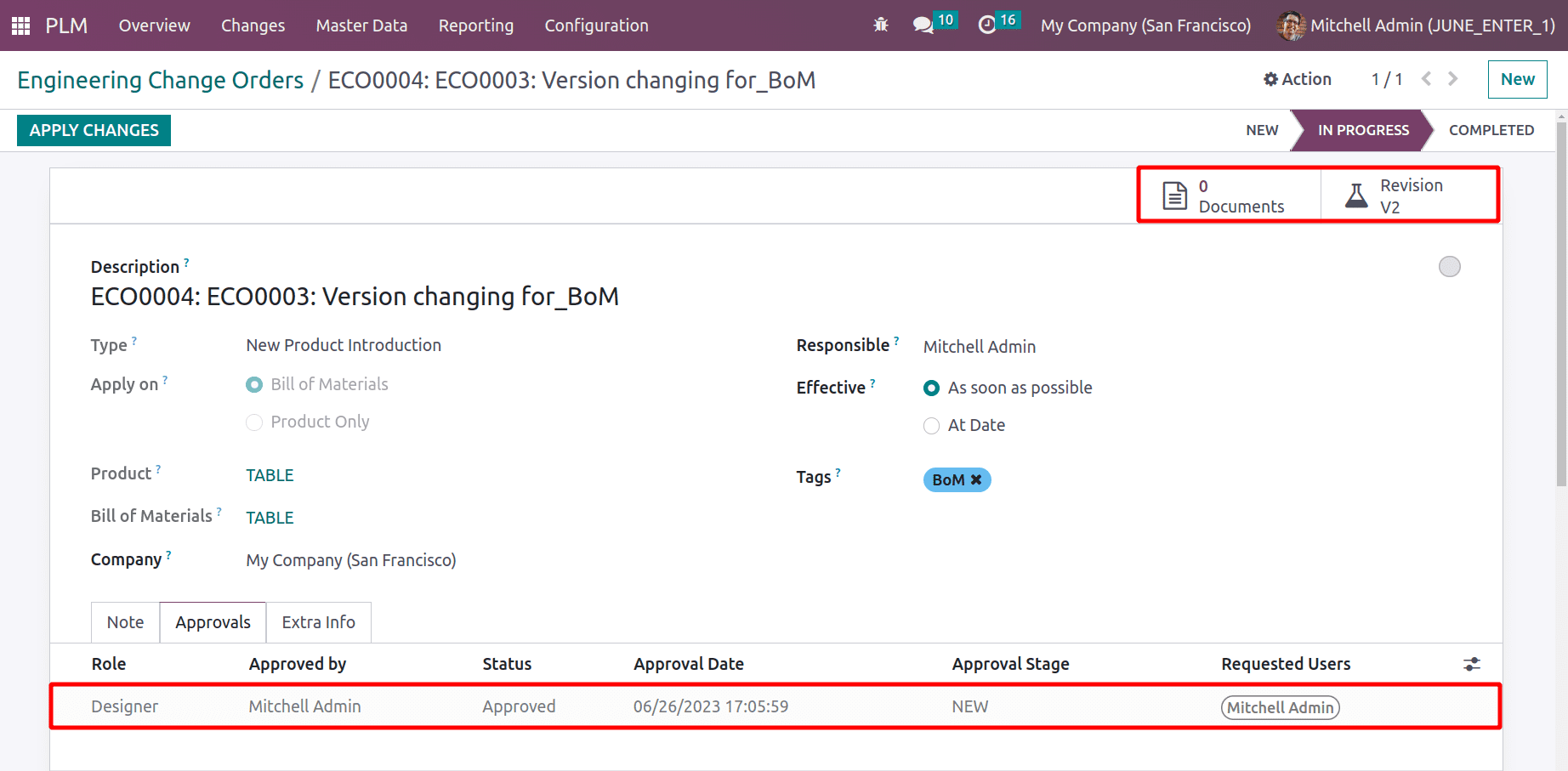 How to Revise the Version of Product and BOM With Odoo 16 PLM-cybrosys