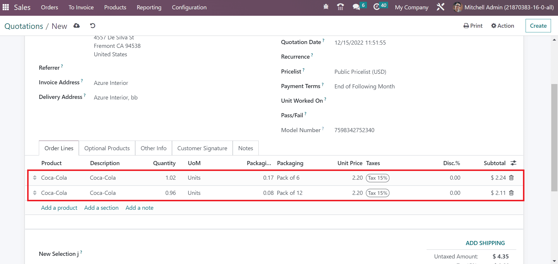 How to Sell Products by Multiple Units Per Package in Odoo 16 Sales App?-cybrosys