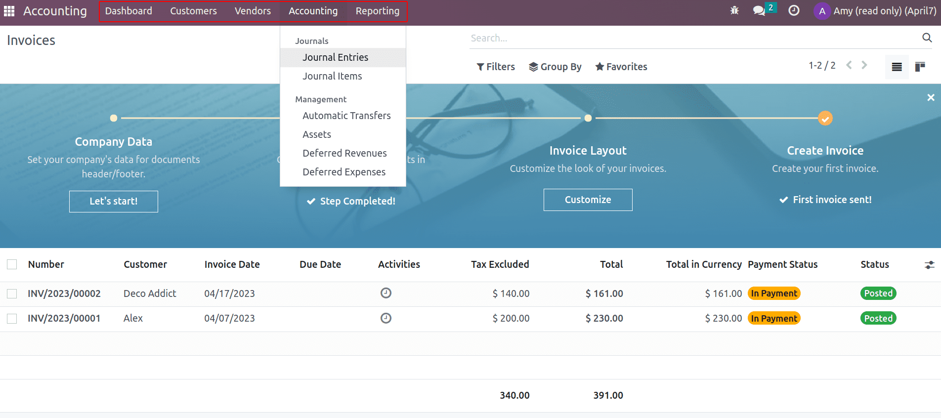 How to Set Access Rights in Odoo 16 Accounting