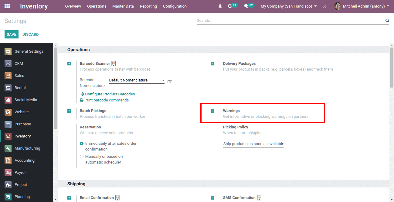 how-to-set-blocking-informative warning-odoo-13