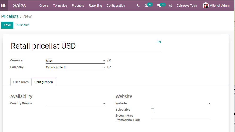 how-to-set-price-list-in-odoo-14-sales