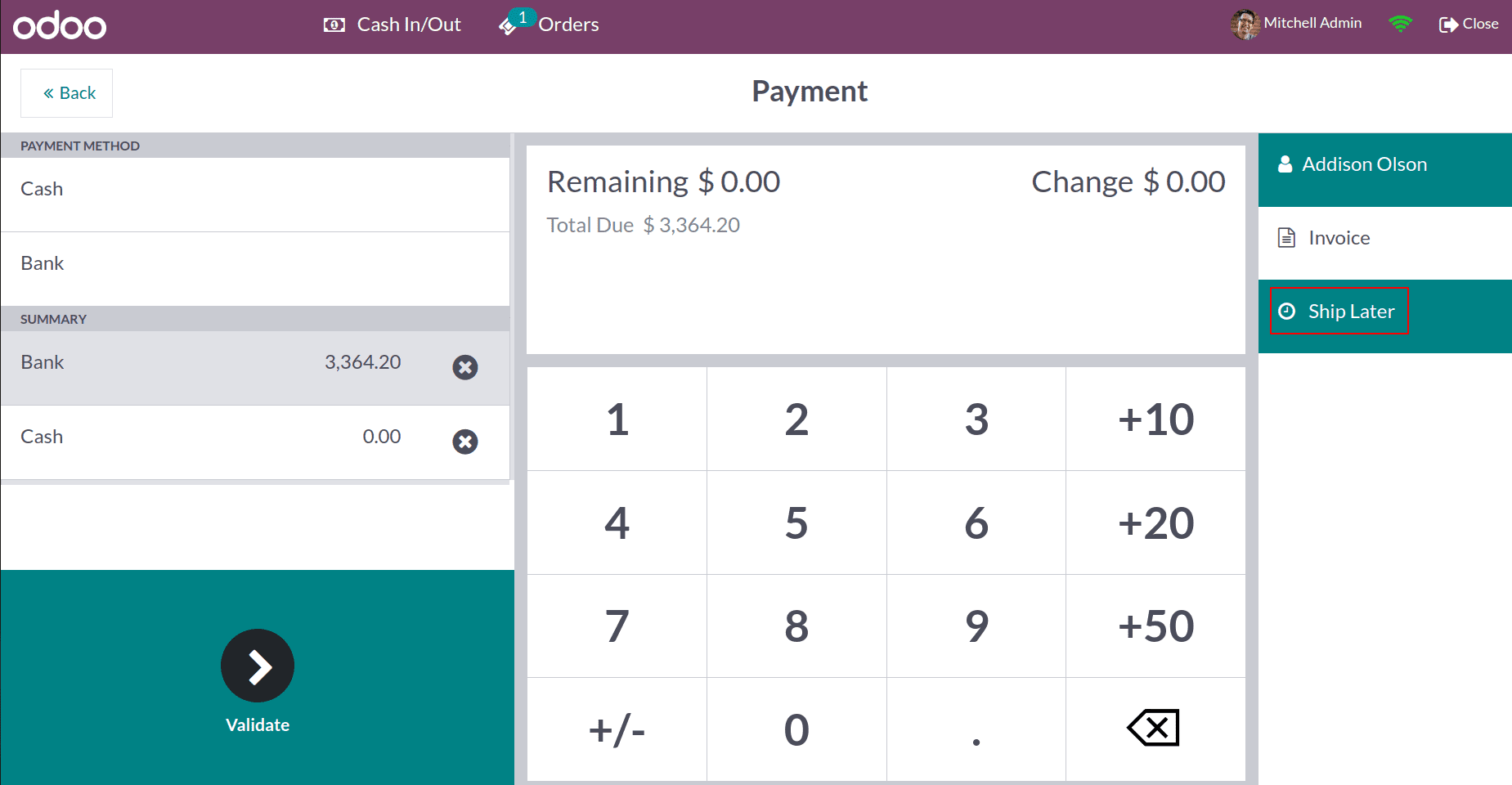 How to Ship Later in Odoo 16 POS-cybrosys