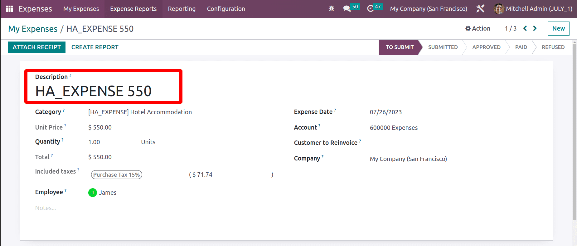 How to Submit Expenses Through Incoming Email in Odoo 16 Expense App-cybrosys