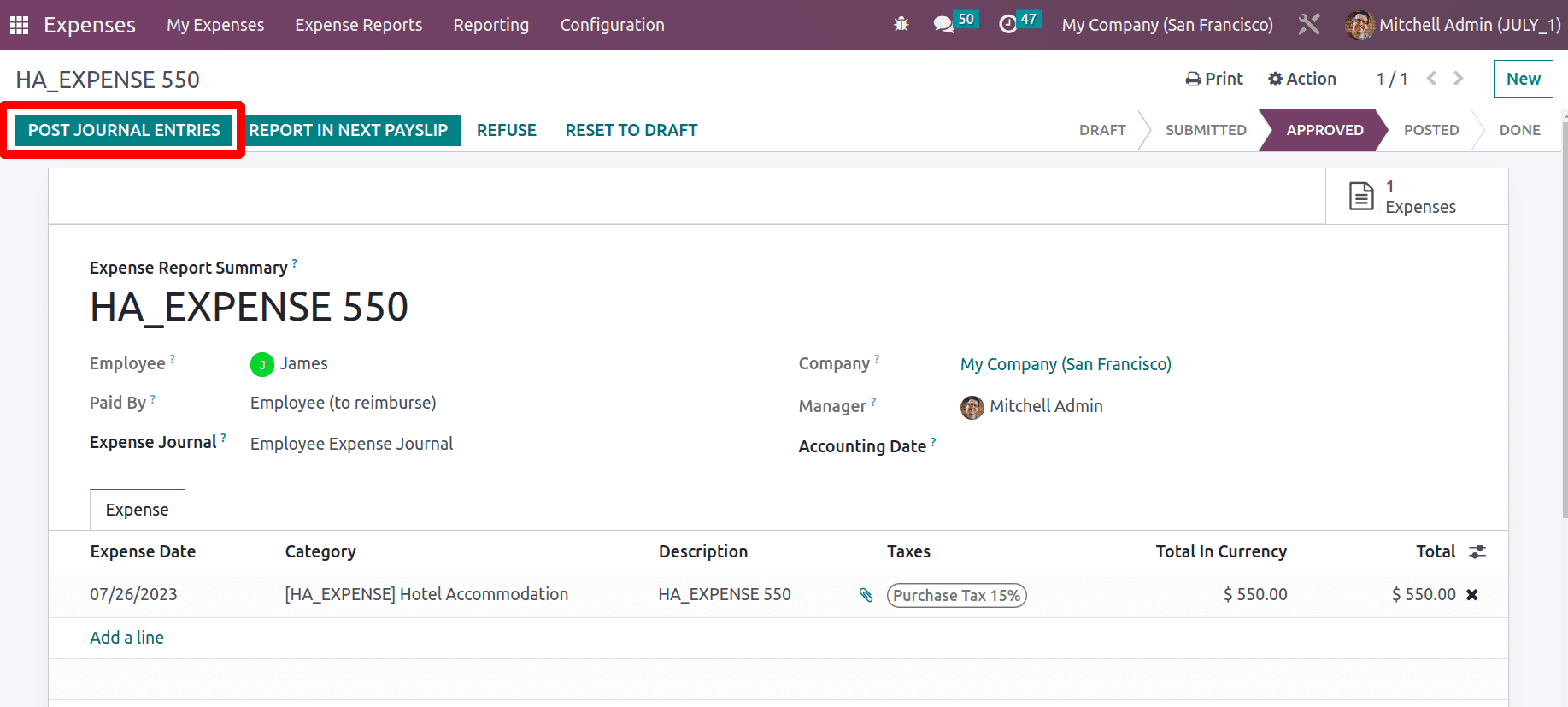 How to Submit Expenses Through Incoming Email in Odoo 16 Expense App-cybrosys