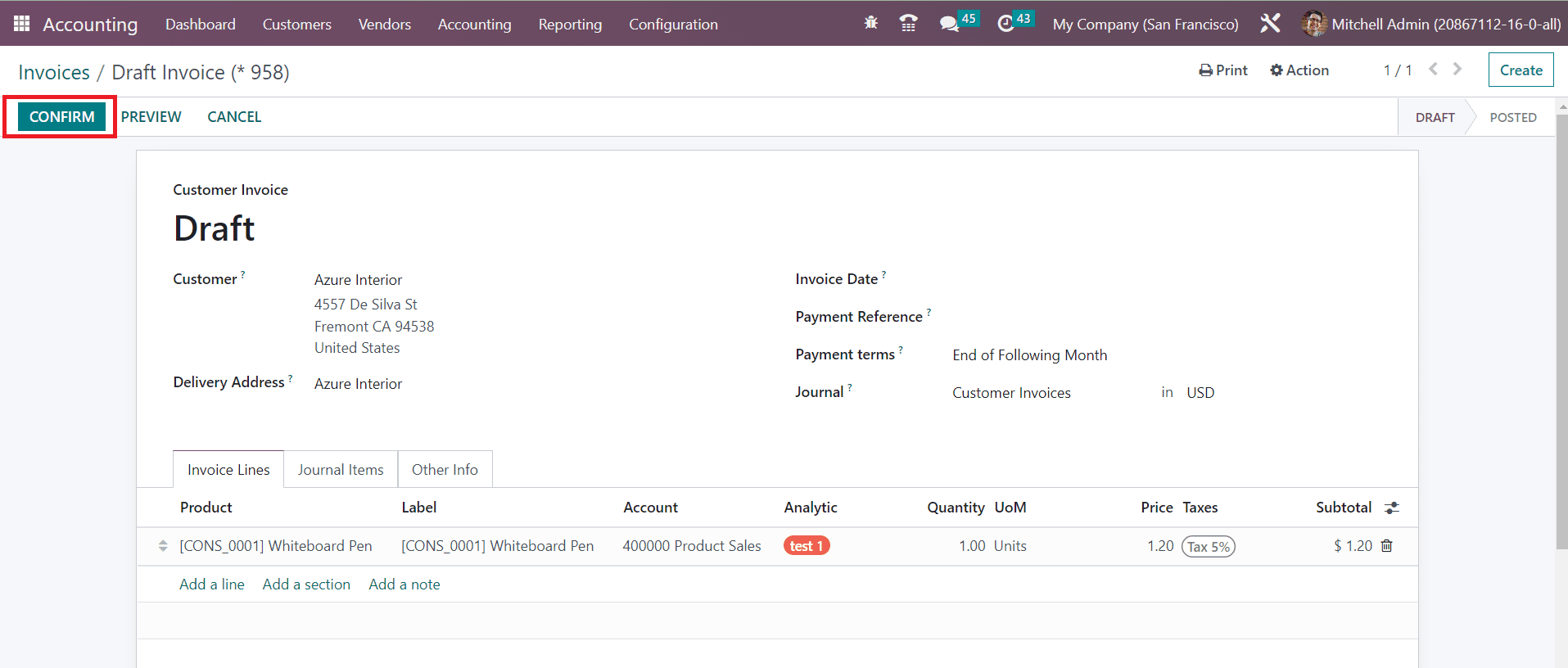 How to Use Customer Invoice & Payments Management With Odoo 16 Accounting-cybrosys