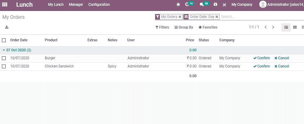 how-to-use-lunch-module-odoo-14-cybrosys