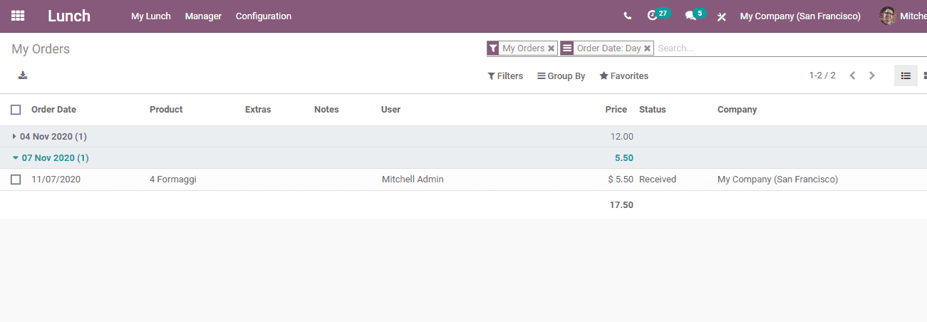 how-to-use-lunch-module-odoo-14-cybrosys