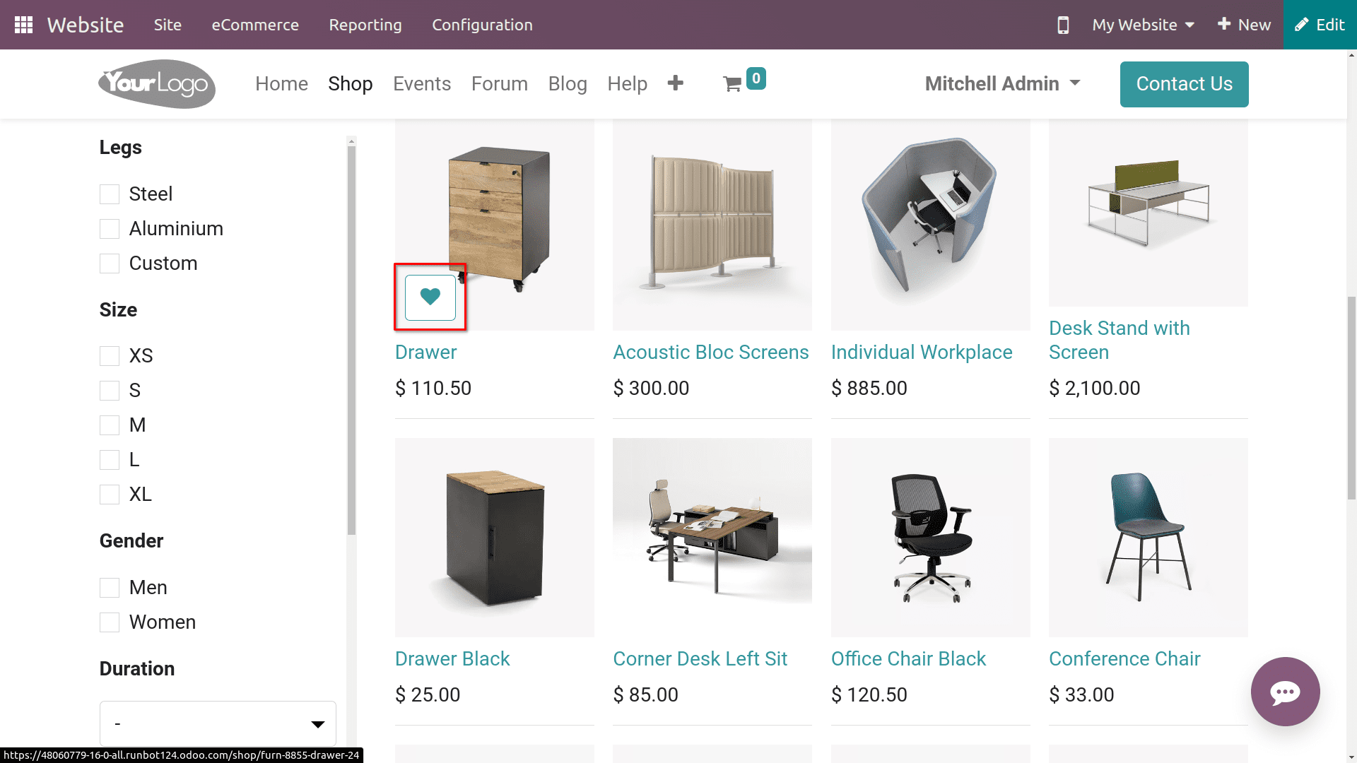 How to use User Wish List, Buy Now button & Add to Cart features in Odoo 16 Website-cybrosys