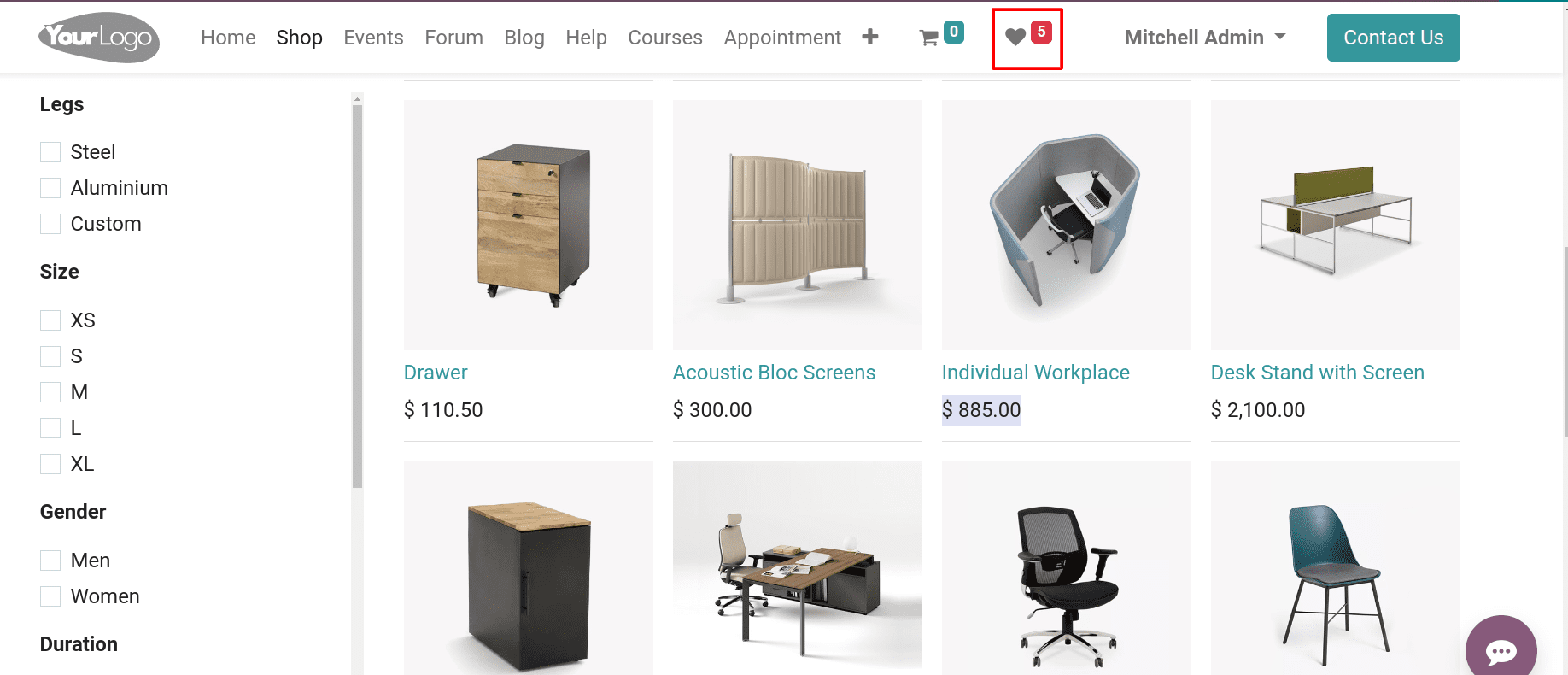 How to use User Wish List, Buy Now button & Add to Cart features in Odoo 16 Website-cybrosys