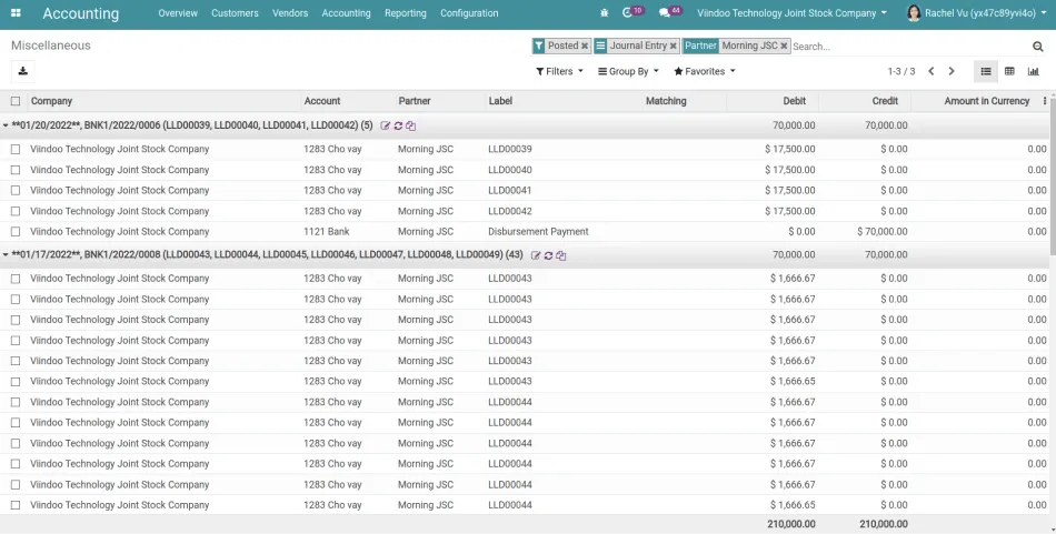 CBMS Loan Management Integrate with accounting in Loan Management CBMS