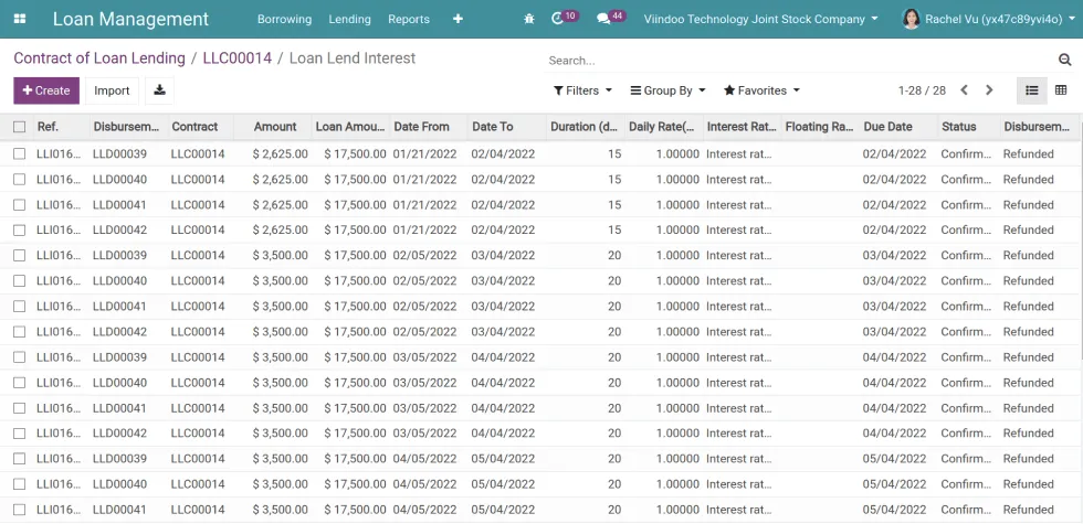 CBMS Loan Management Interest rate automatically update in Loan Management CBMS