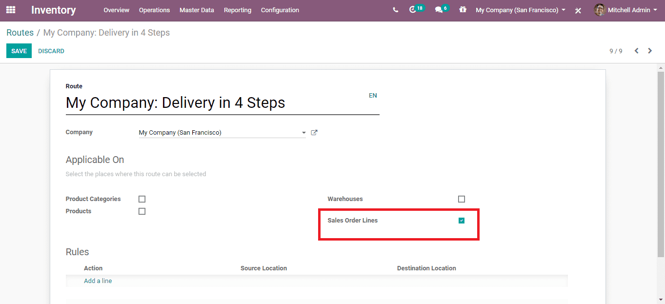 manage rules in odoo 13 sales cybrosys