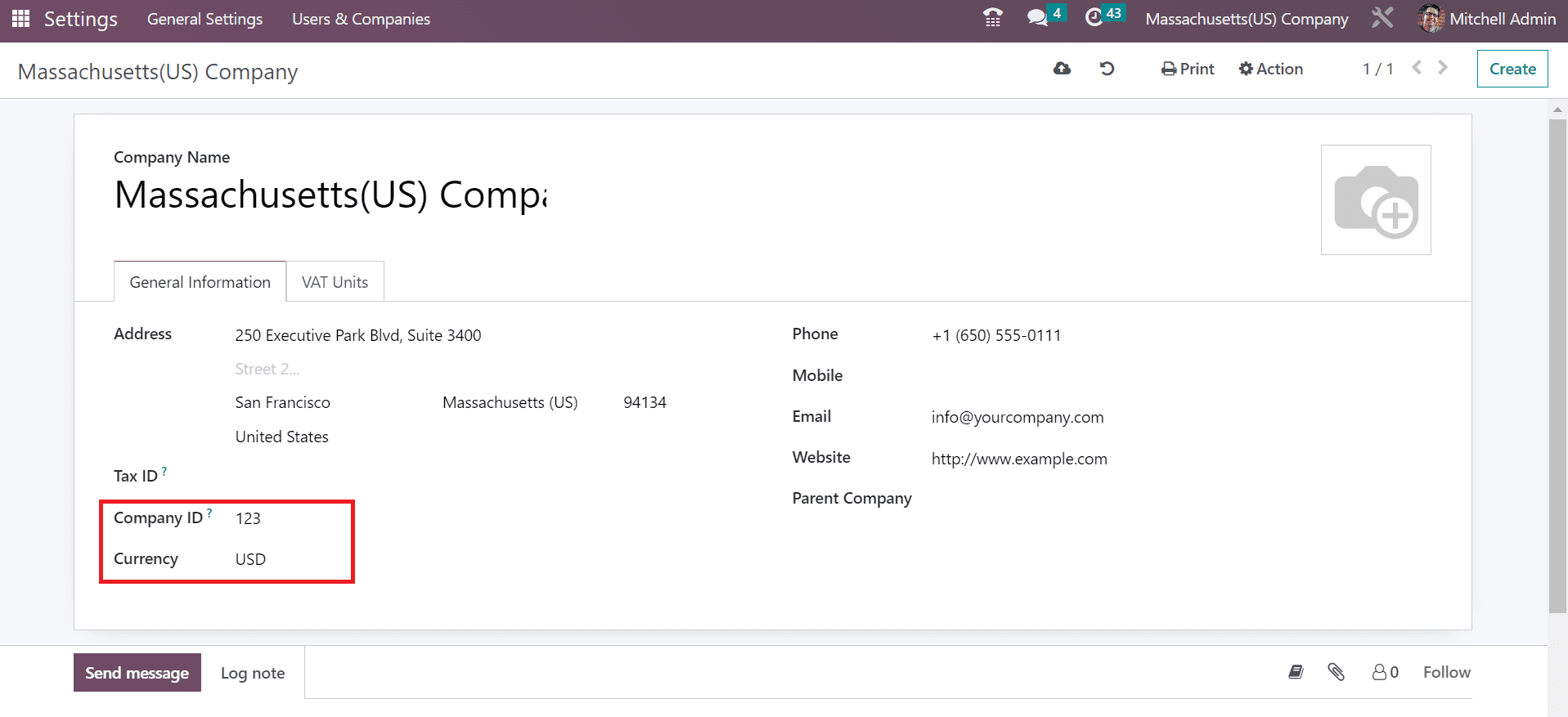 Massachusetts(USA) Sales Tax Calculation in the Odoo 16 Accounting-cybrosys