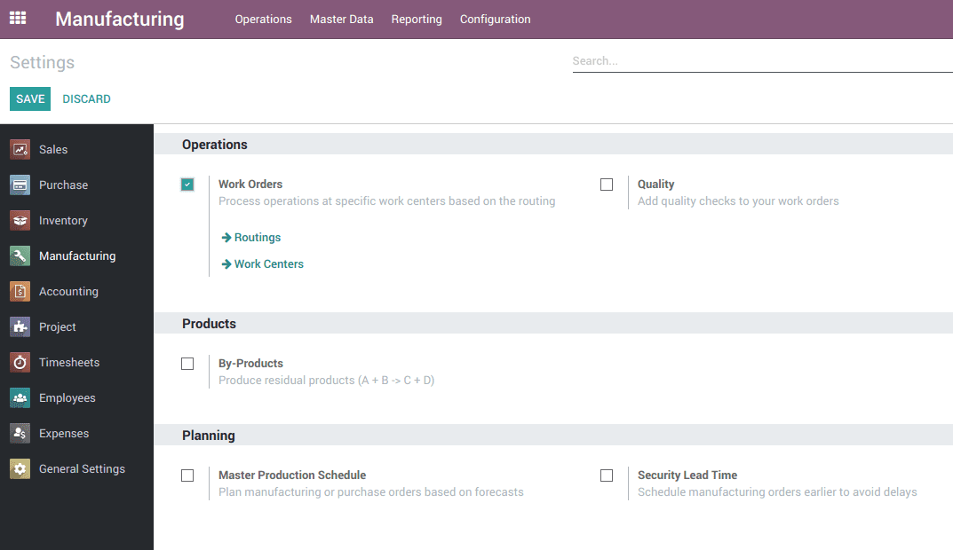 multi-step production in odoo v12