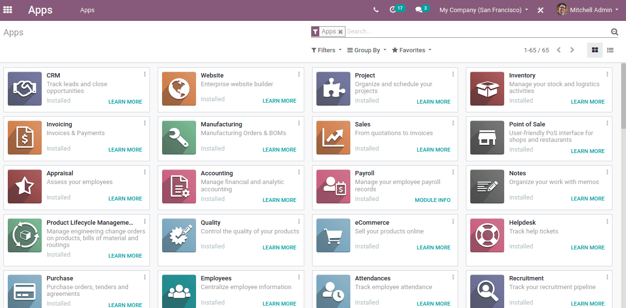 odoo-13-database-management